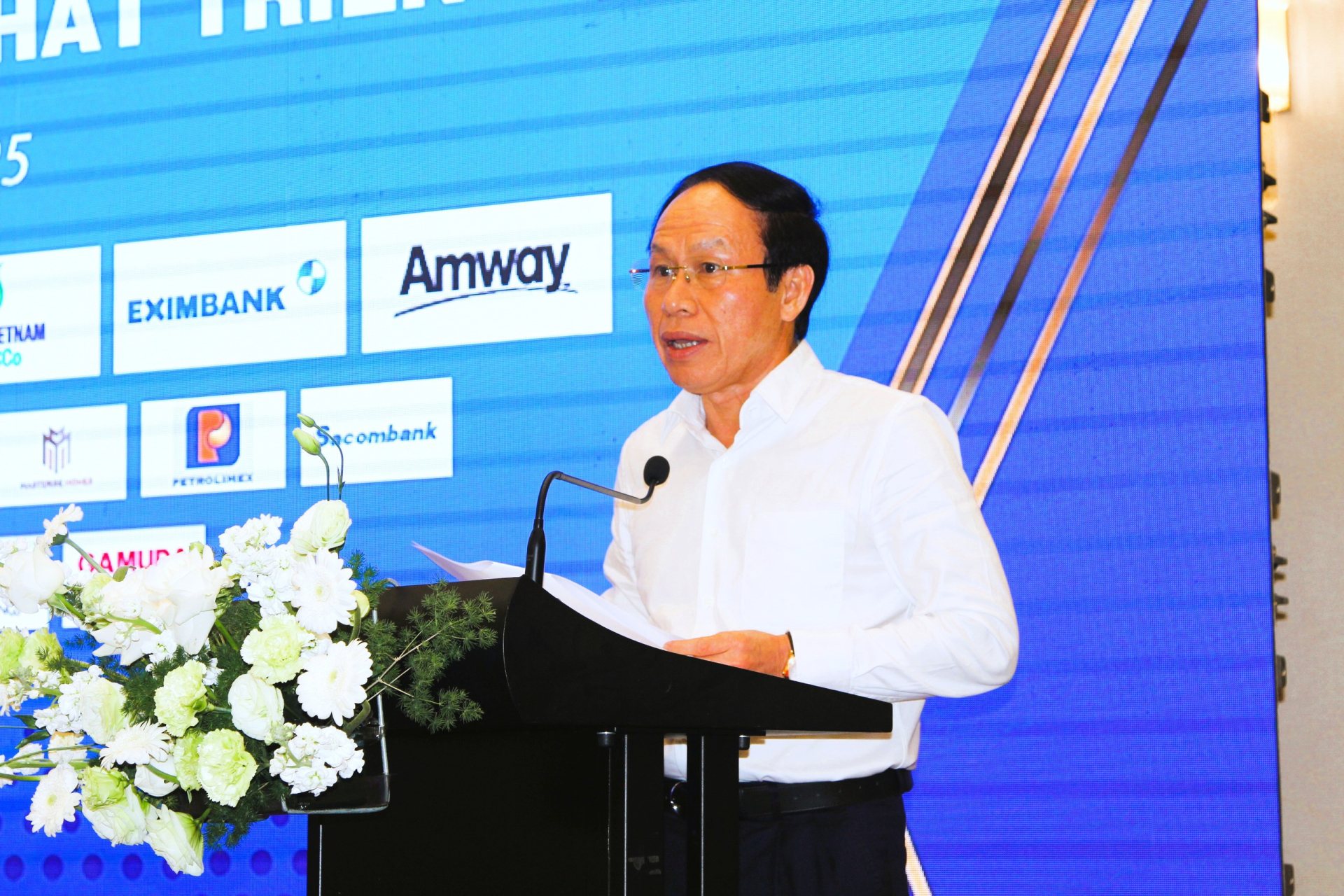 Ông Lê Tiến Châu, Bí thư Thành ủy Hải Phòng phát biểu tại Diễn đàn.