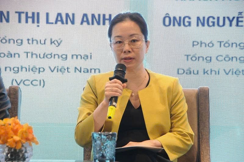 Bà Trần Thị Lan Anh – Tổng Thư ký Liên đoàn Công nghiệp và Thương mại Việt Nam (VCCI)