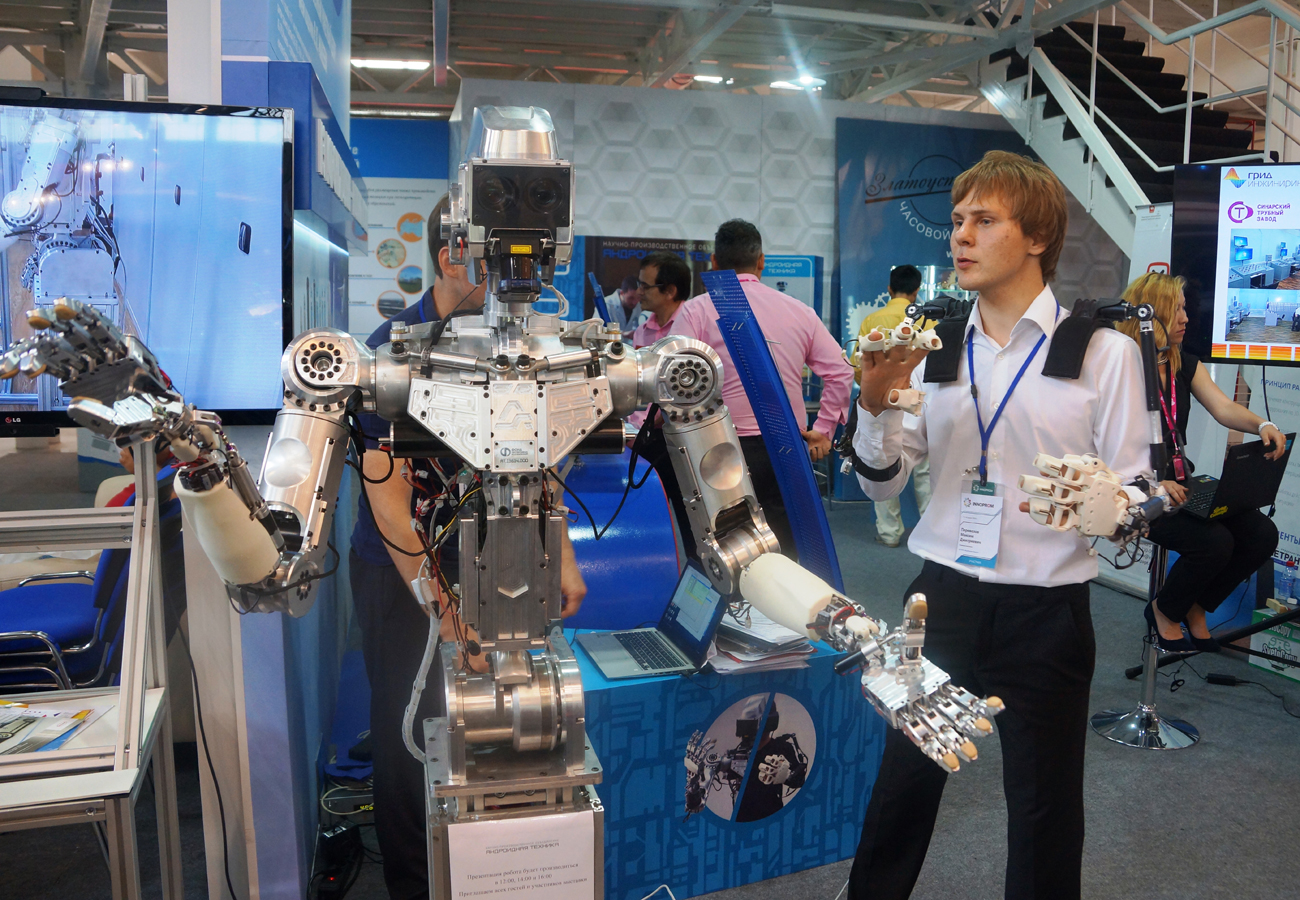 Một mẫu robot cứu hộ khác của Nga. Ảnh: Darya Kezina