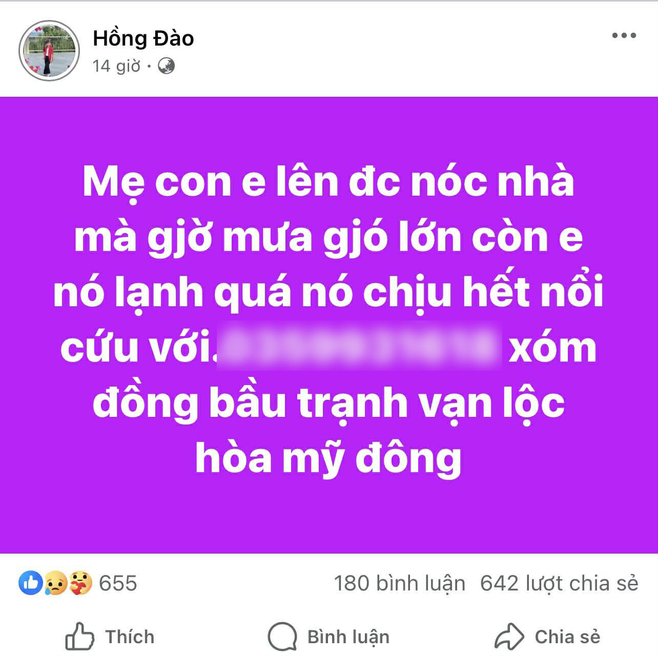 Những lời kêu cứu liên tục của chị Đào trên mạng xã hội khiến nhiều người lo lắng.