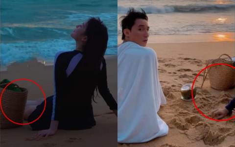 Sơn Tùng - Hải Tú được cho là check cùng địa điểm.