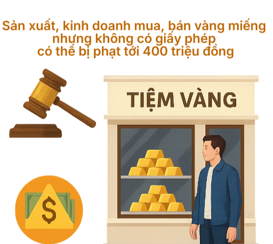 Sắp tới, người mua vàng bị phạt tới 20 triệu đồng nếu vi phạm điều này