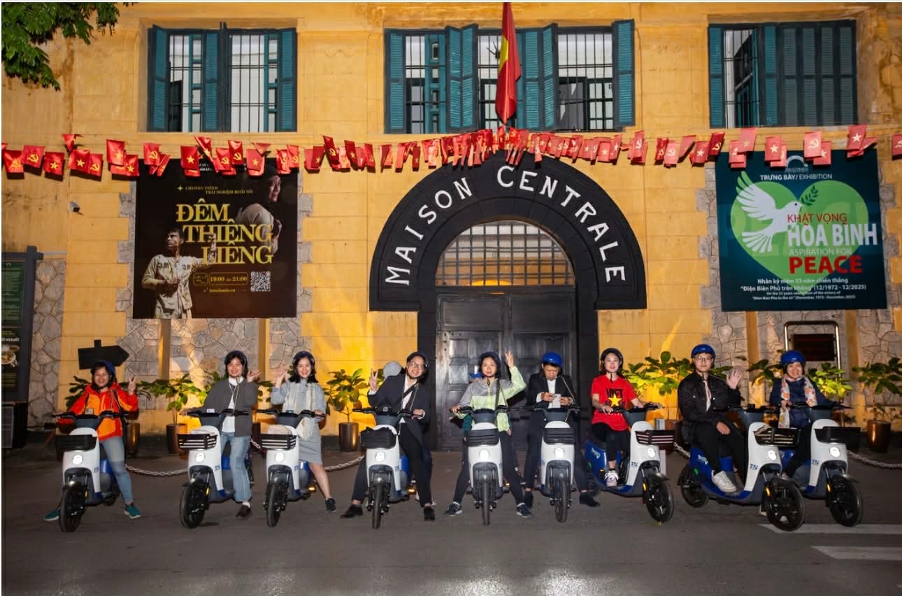 Hành trình trải nghiệm tour đêm mới của Hà Nội với tên gọi “Hà Nội Đẹp Sound” - Ảnh: Cục Du lịch