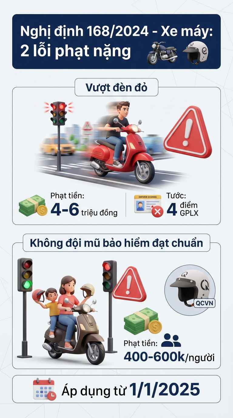 Các xe có biển số sau nhanh chóng nộp phạt nguội theo Nghị định 168