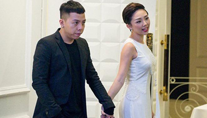 Vợ chồng Tóc Tiên lúc còn mặn nồng.