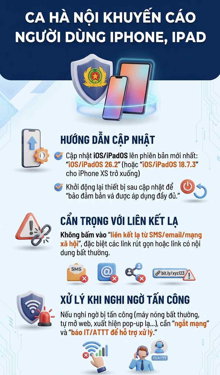 Cảnh báo nóng đến tất cả người dùng điện thoại iPhone 