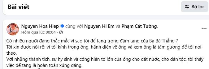 Chia sẻ của Hòa Hiệp.