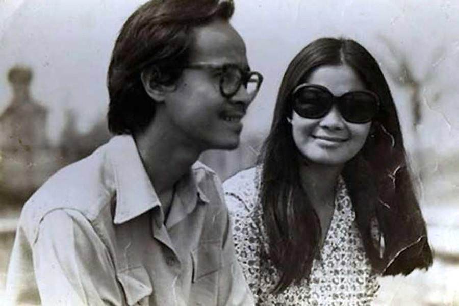 Khánh Ly và Trịnh Công Sơn.