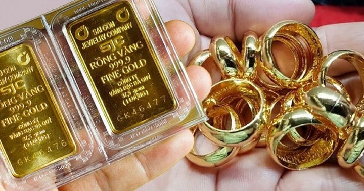 Giá vàng trong nước tiếp đà tăng vào sáng 4/2. Ảnh minh họa