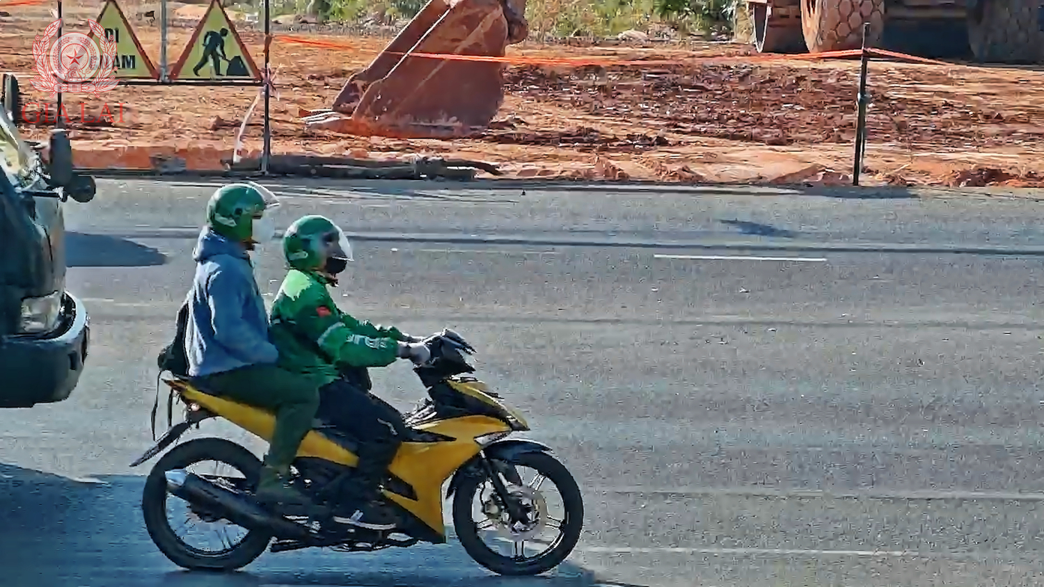 Hình ảnh ghi lại cảnh các đối tượng bỏ trốn - Ảnh: Công an Gia Lai