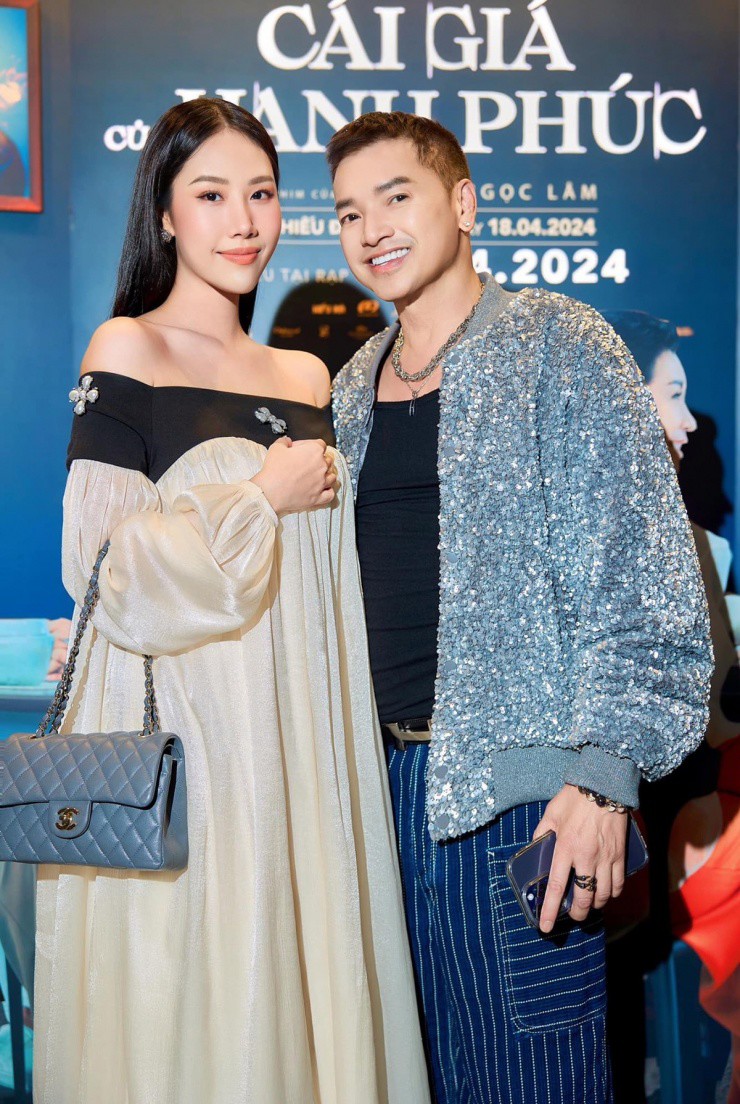 Quang Minh và bạn gái kém 37 tuổi.