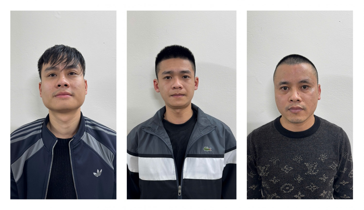 3 bị can trong vụ án - Ảnh: Công an Quảng Ninh