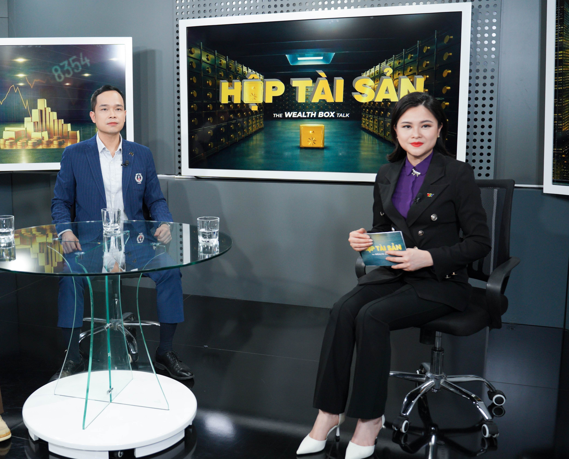 BTV Mùi Khánh Ly và Giám đốc Phân tích BSC - TS. Trần Thăng Long.