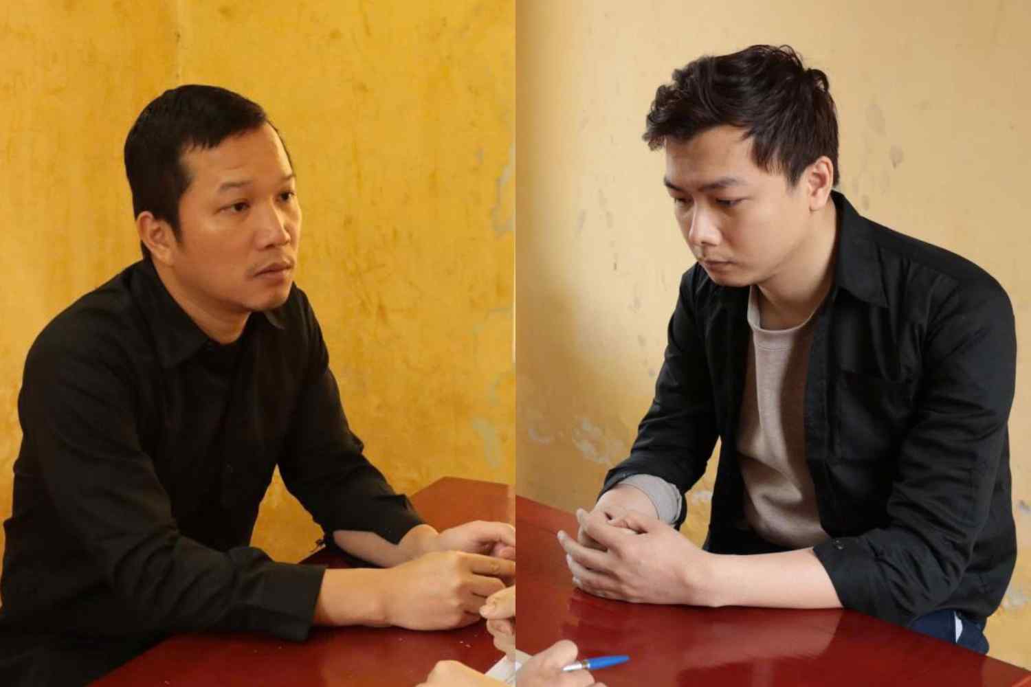 Chân dung 2 đối tượng cầm đầu đường dây - Ảnh: Công an Hưng Yên