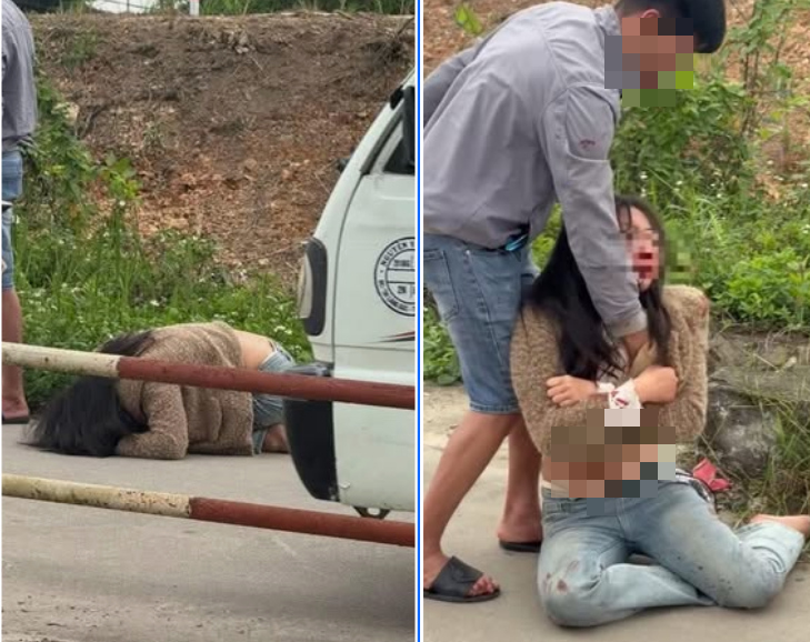 Hình ảnh và video phản ánh trên mạng xã hội (Ảnh: Công an Hải Phòng).