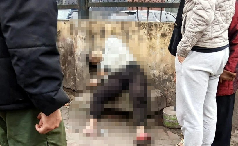 Hiện trường vụ việc thương tâm. 