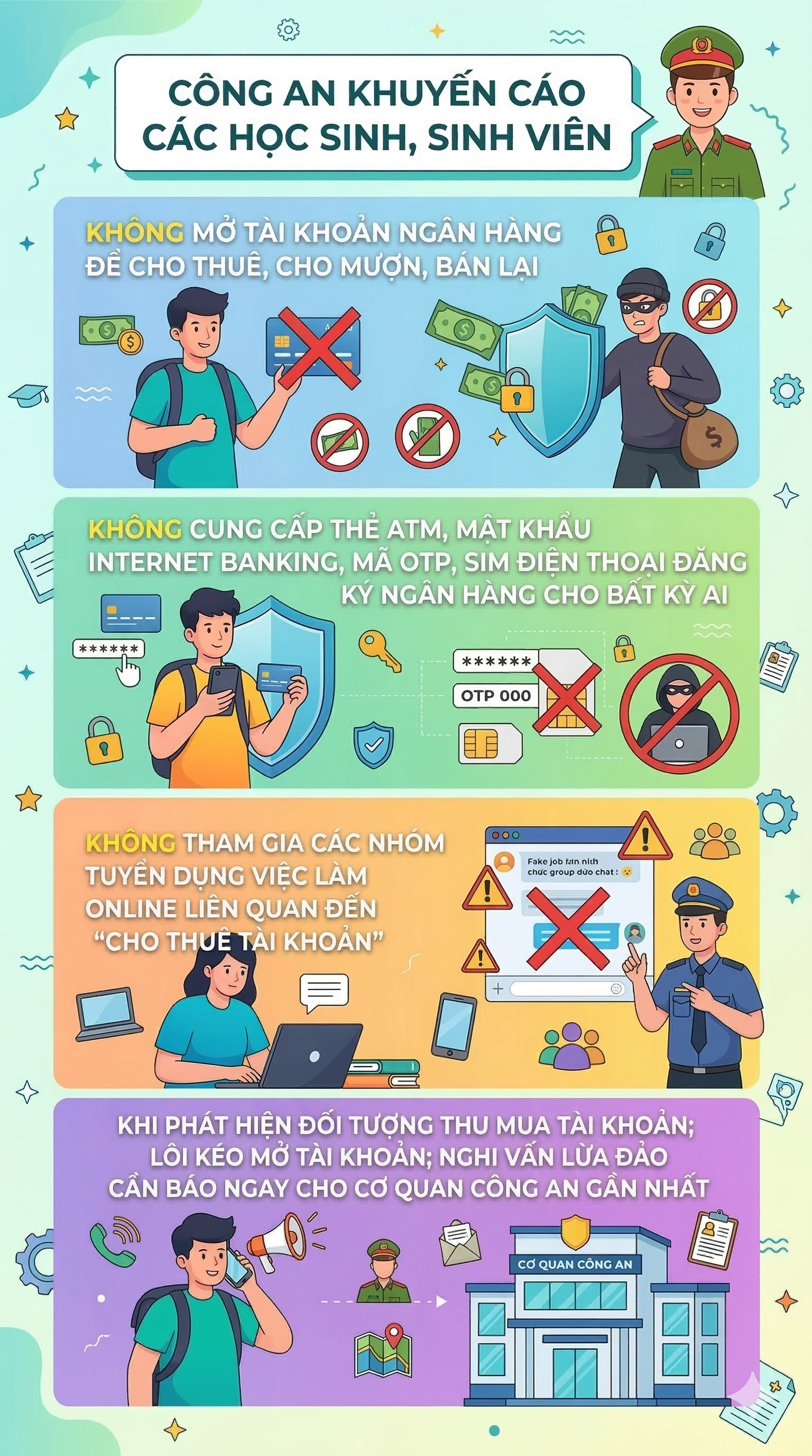 Xuất hiện thủ đoạn lừa đảo mới liên quan đến tài khoản ngân hàng, người dân đặc biệt chú ý