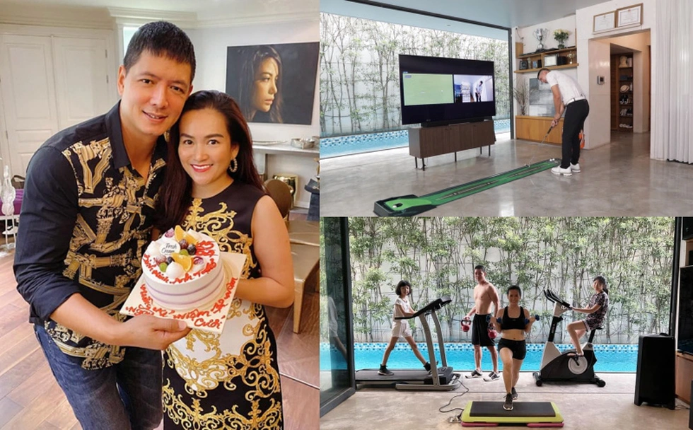 Bên trong biệt thự sang trọng của vợ chồng Bình Minh ở TP.HCM