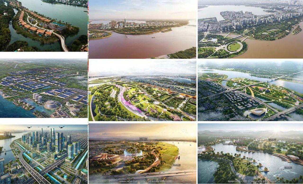 Sông Hồng là trục phát triển mới của Hà Nội.