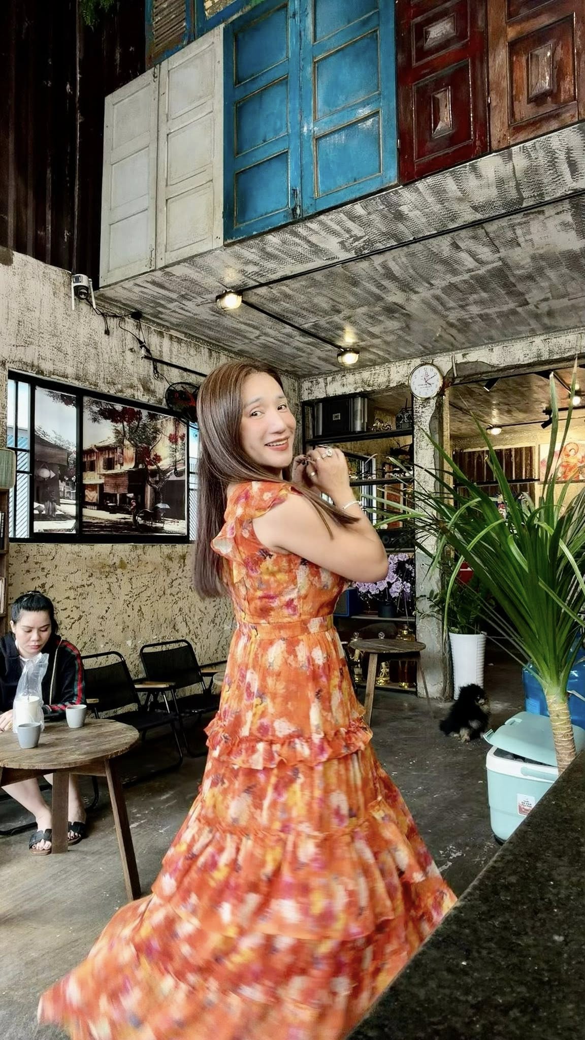 Hình ảnh quán cafe theo phong cách hoài cổ của Cát Tường