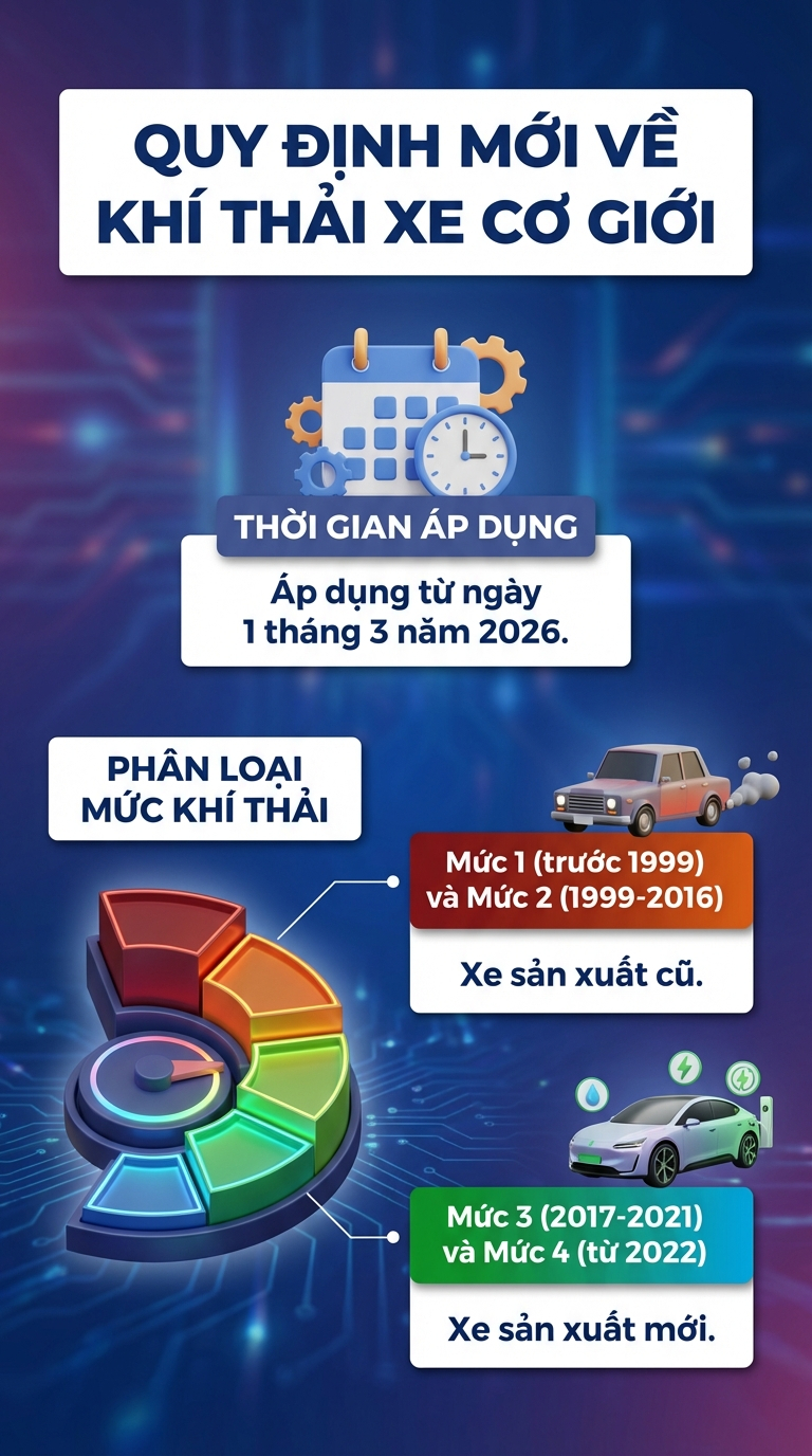 Quy định mới liên quan tới tất cả ô tô trên cả nước đã áp dụng ngay tháng này, người dân cần biết