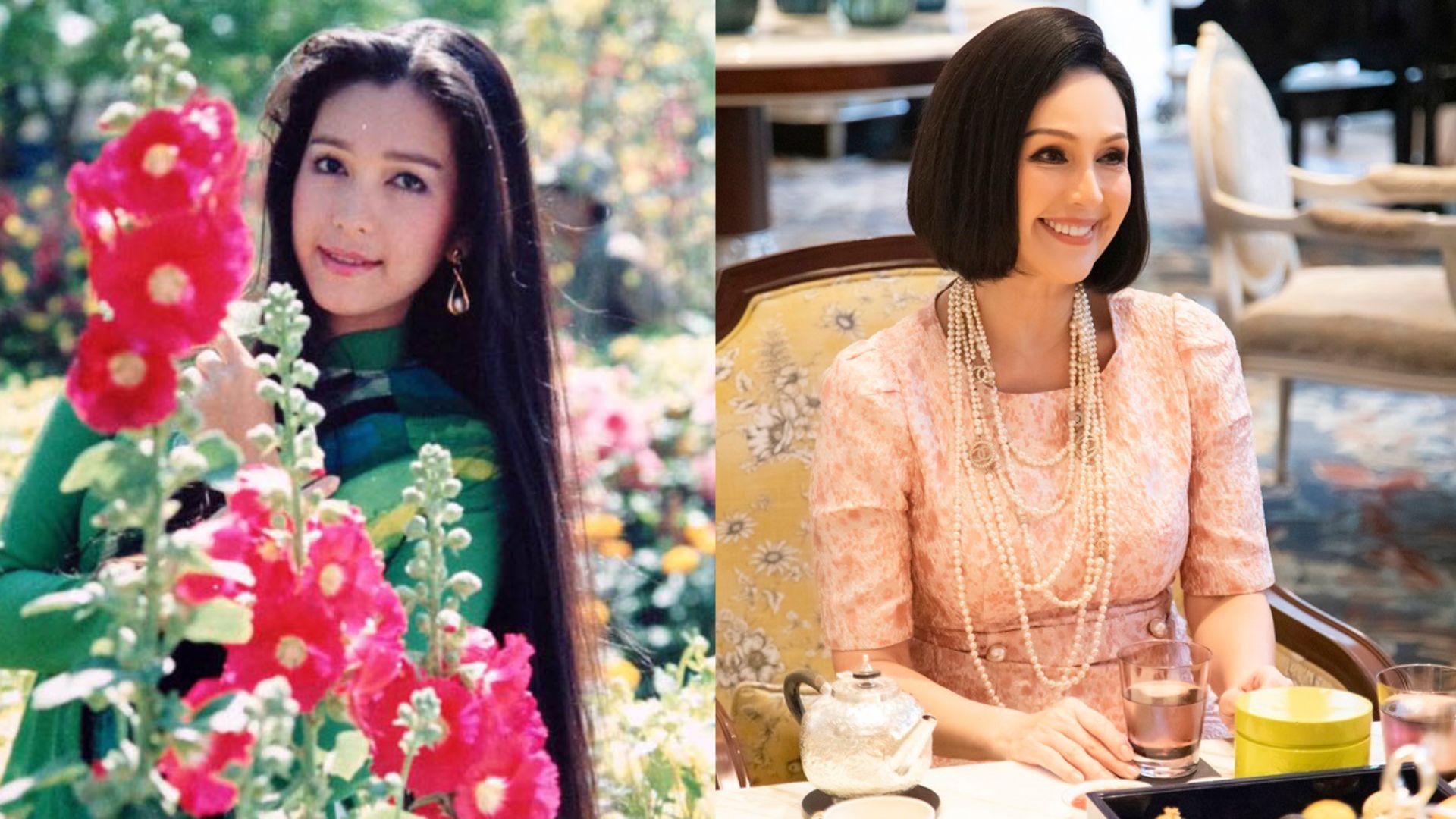  Hiện tại, bà vẫn giữ được vẻ đẹp gần như không thay đổi nhiều