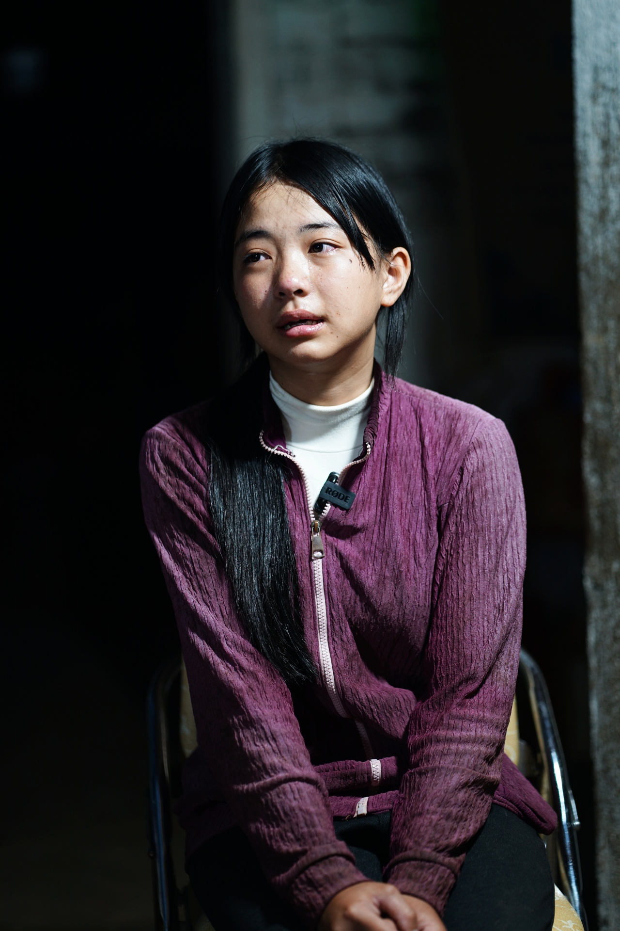 Em Hà Thị Mỹ Hương. (Ảnh: Di Anh)