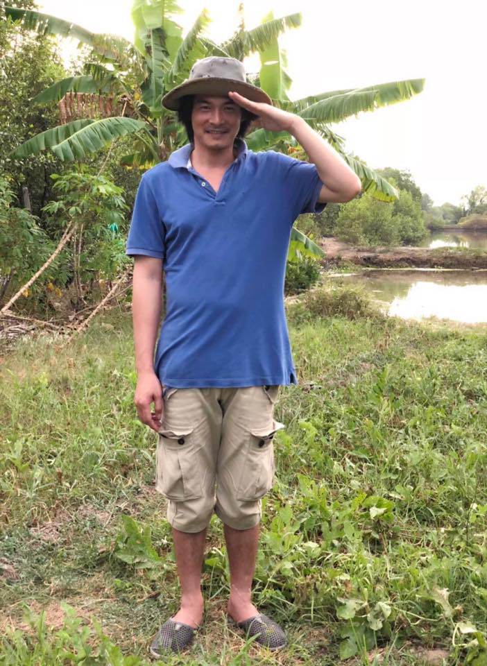 Hình ảnh giản dị, đời thường của nam diễn viên.