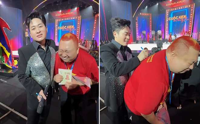 Người hâm mộ đã bật khóc nức nở ngay khi gặp thần tượng và liên tục thốt lên những câu cảm thán bằng tiếng Việt 