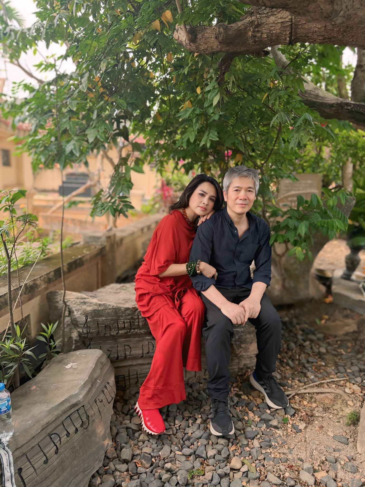 Thanh Lam và bác sĩ Tiến Hùng.