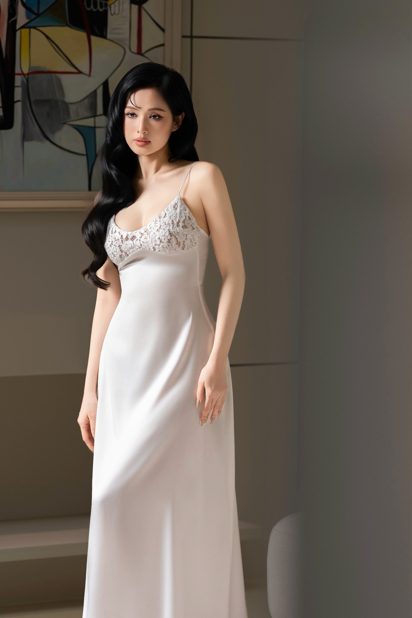 Dù đã trải qua hai lần sinh nở, nhan sắc của Tâm Tít ngày càng mặn mà và sắc sảo