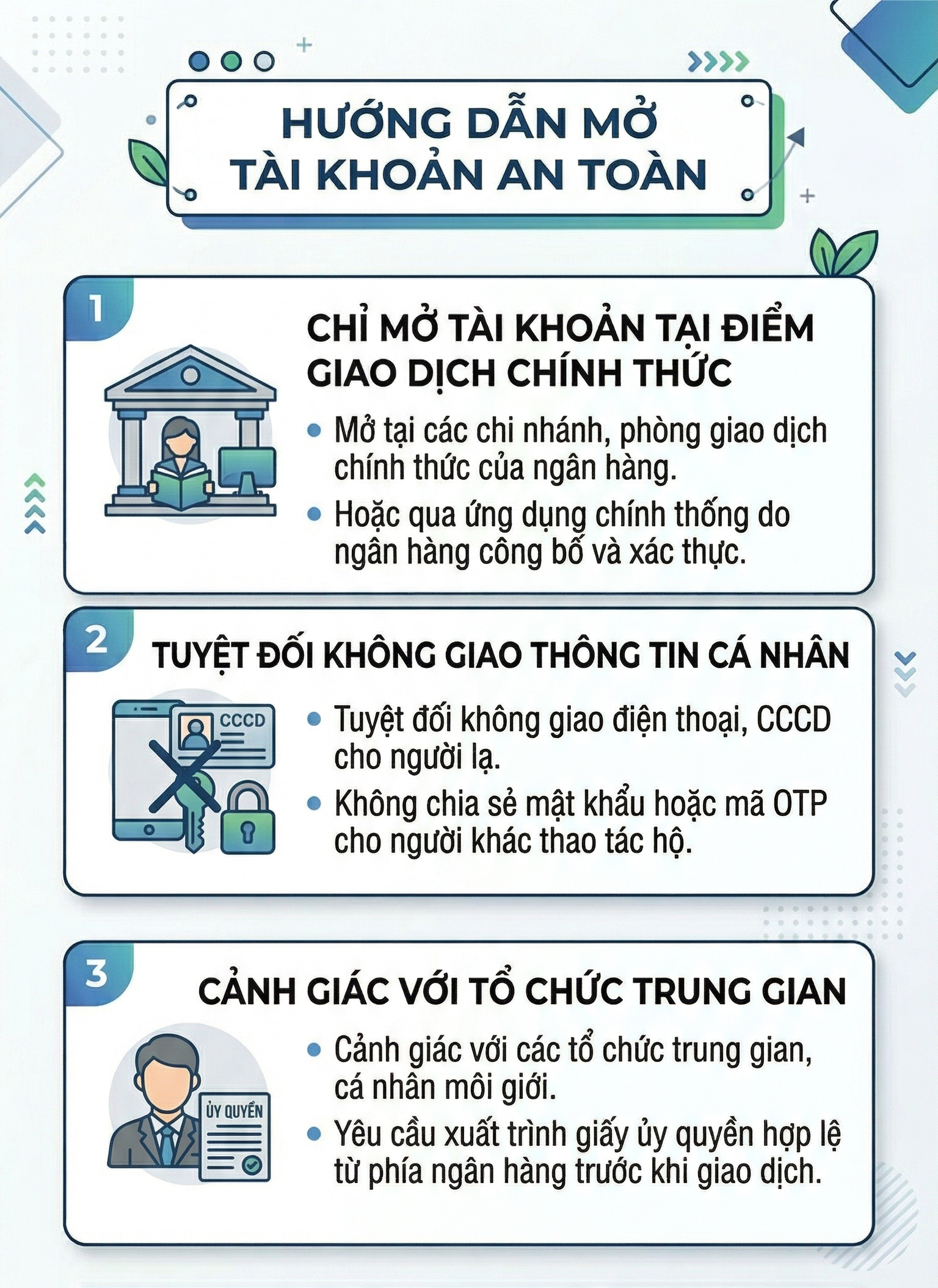 Người dân có tài khoản ngân hàng chú ý thông báo từ công an