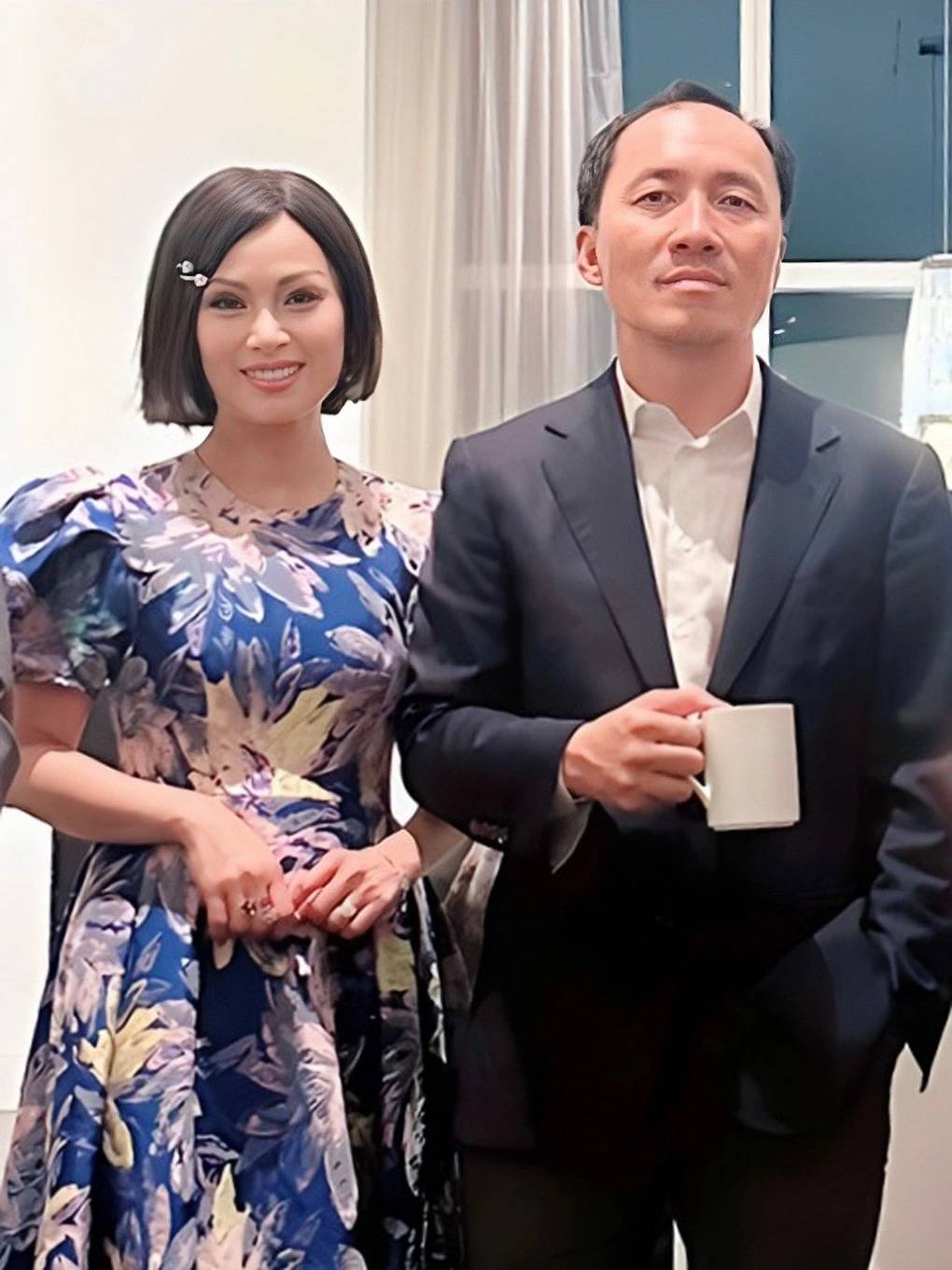 Hà Phương và chồng tỷ phú.