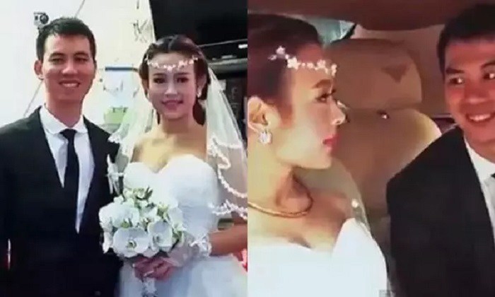 Cô kết hôn với đại gia Quang Huy năm 2013