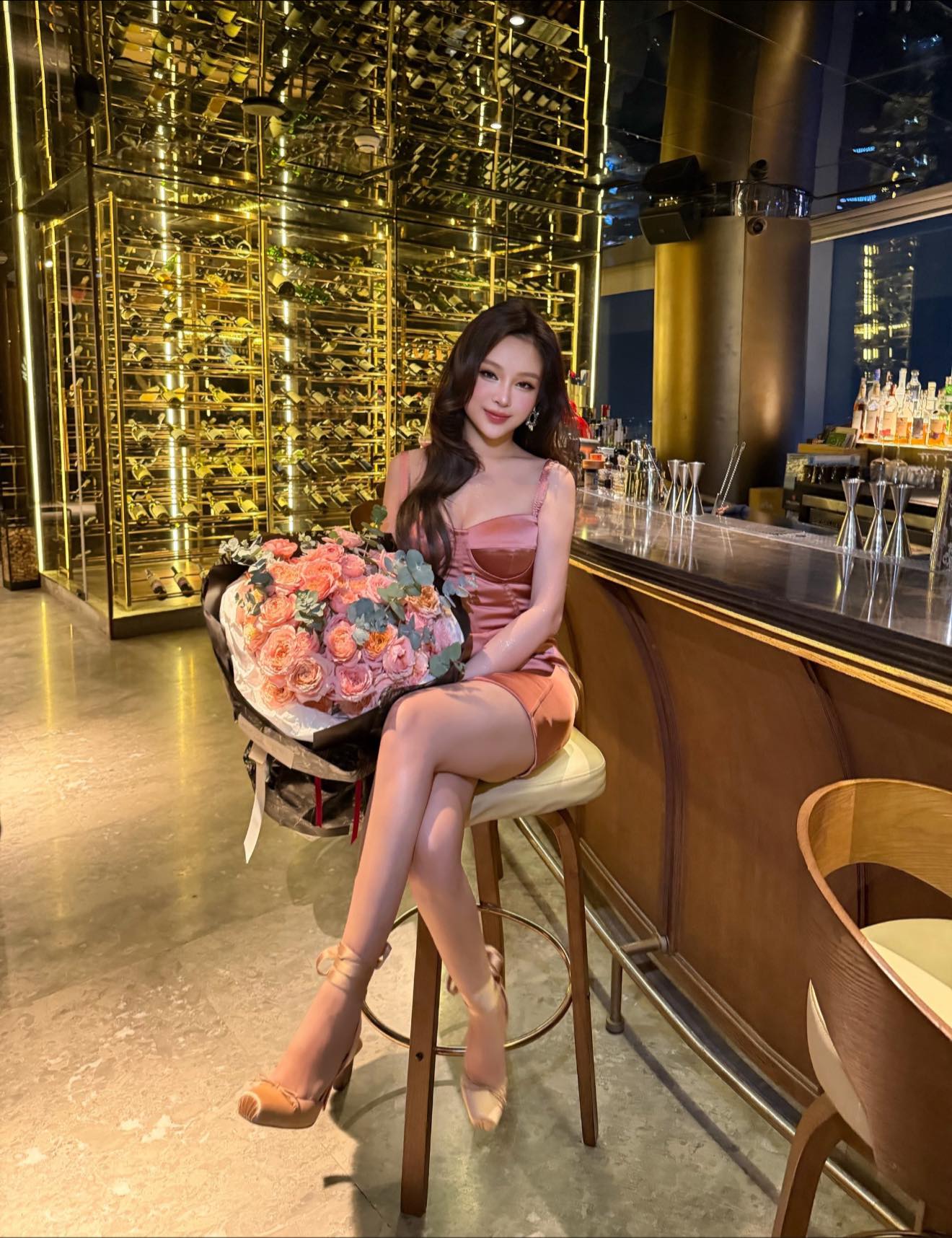 Nhan sắc của cô gần như không thay đổi so với thời kỳ đỉnh cao