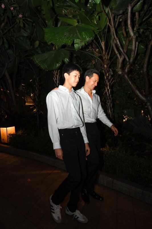 Subeo khi đứng cạnh Kim Lý không hề bị lép vế về chiều cao.