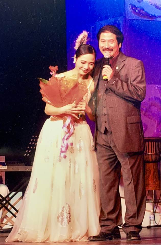 NSƯT Lê Vi và NSND Trần Bình.