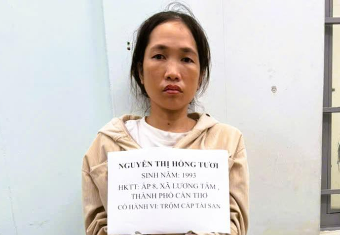 Đối tượng Nguyễn Thị Hồng Tươi (Ảnh: Công an tỉnh Đồng Nai).