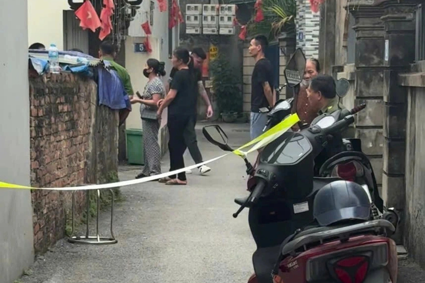 Hiện trường nơi xảy ra sự việc. (Ảnh: Báo Công Lý)