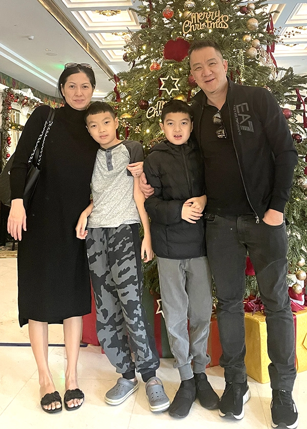 Huy MC hiện có cuộc sống bình yên bên vợ con ở Mỹ