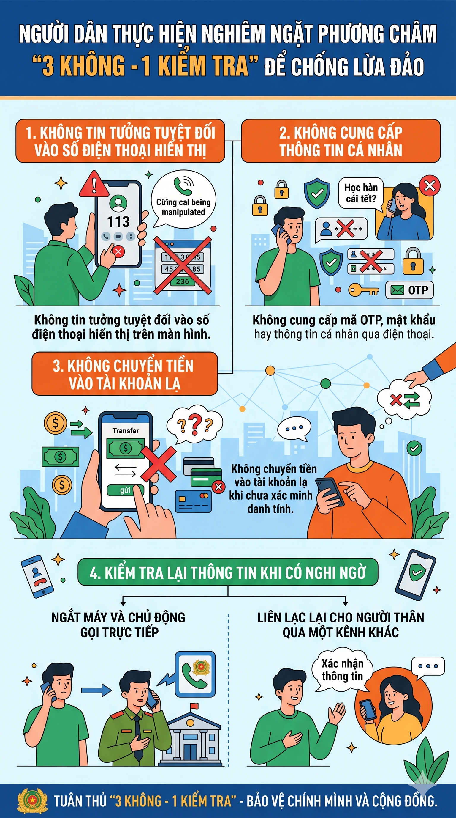 Tất cả người dân có tài khoản ngân hàng chú ý: Tắt máy ngay nếu nhận được cuộc gọi này