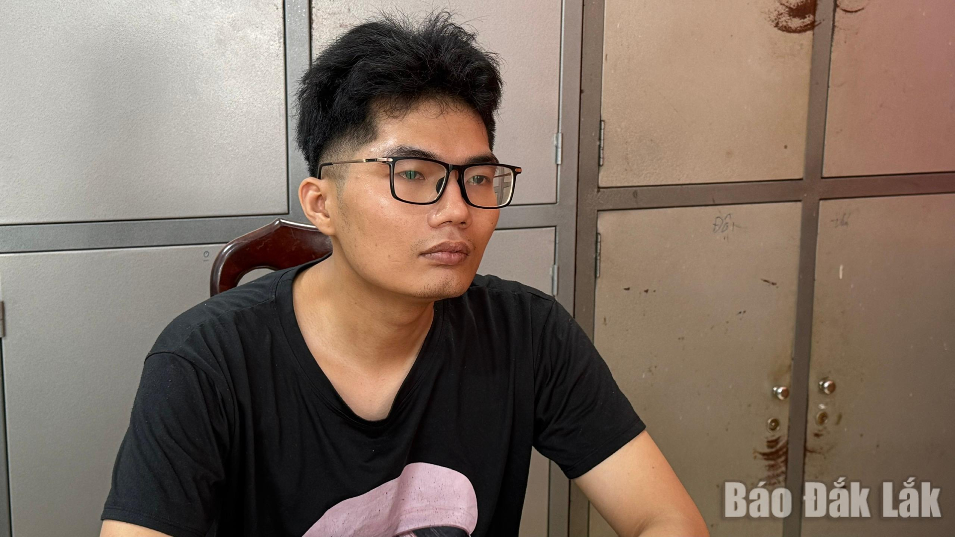 Đối tượng Trần Trung Nghĩa - Ảnh: báo Đắk Lắk