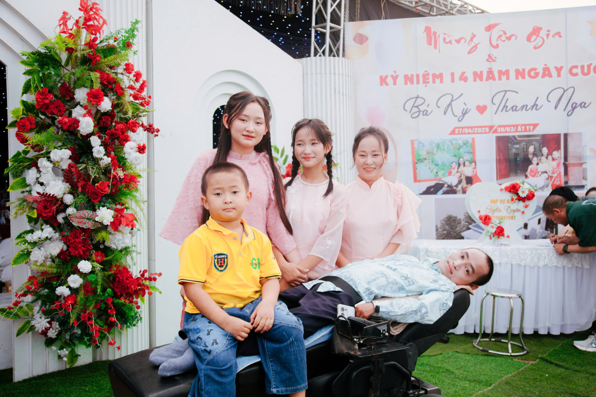 Anh Kỳ lo cho vợ con cuộc sống đầy đủ. 