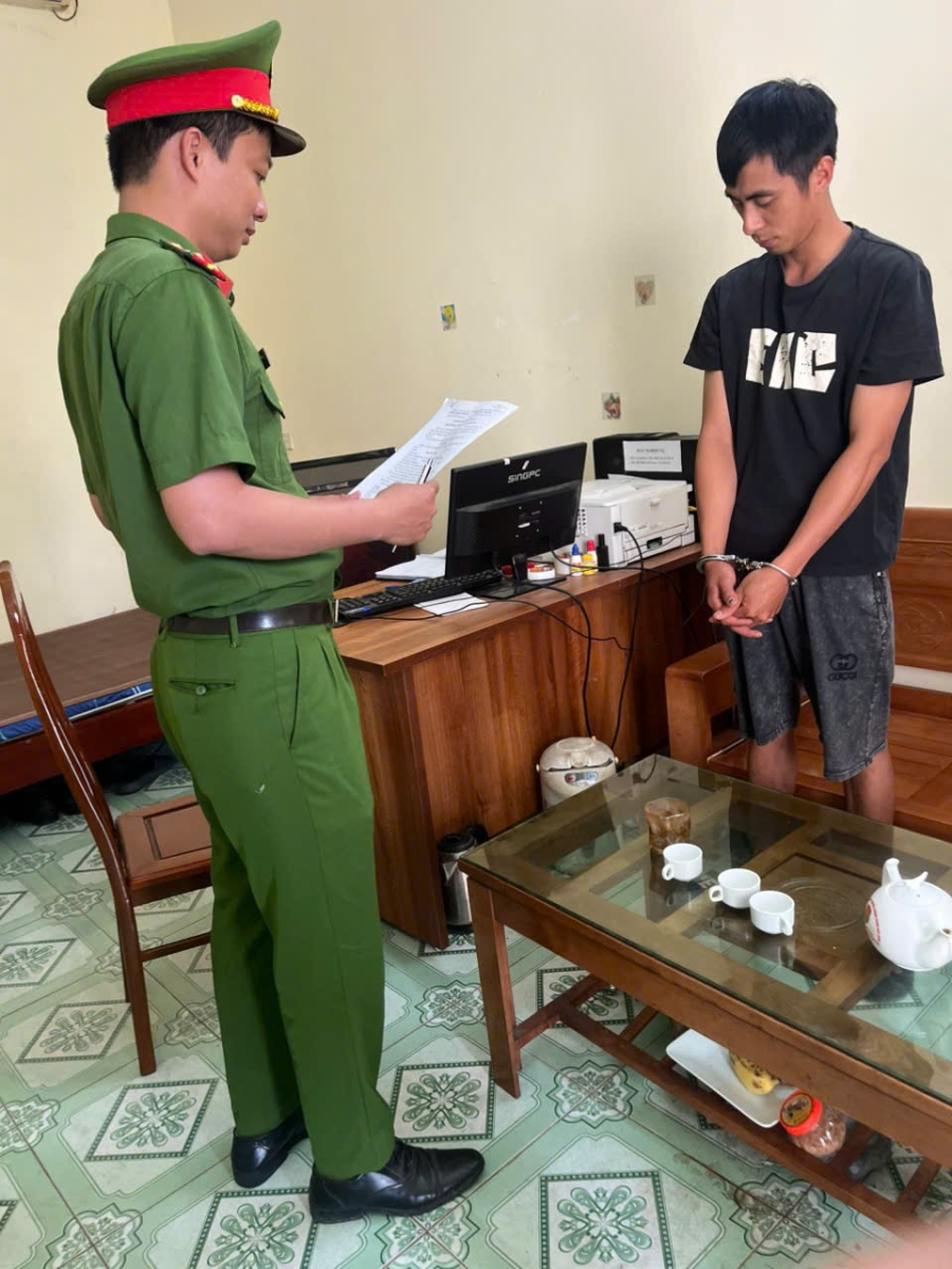 Cơ quan Cảnh sát điều tra Công an tỉnh Hưng Yên ra quyết định khởi tố vụ án, khởi tố bị can đối với Nguyễn Văn Nhất - Ảnh: Công an Hưng Yên