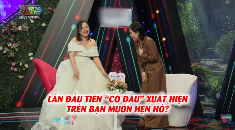 Sự xuất hiện đặc biệt của chị Thanh Loan trên Bạn muốn hẹn hò. (Ảnh chụp màn hình)