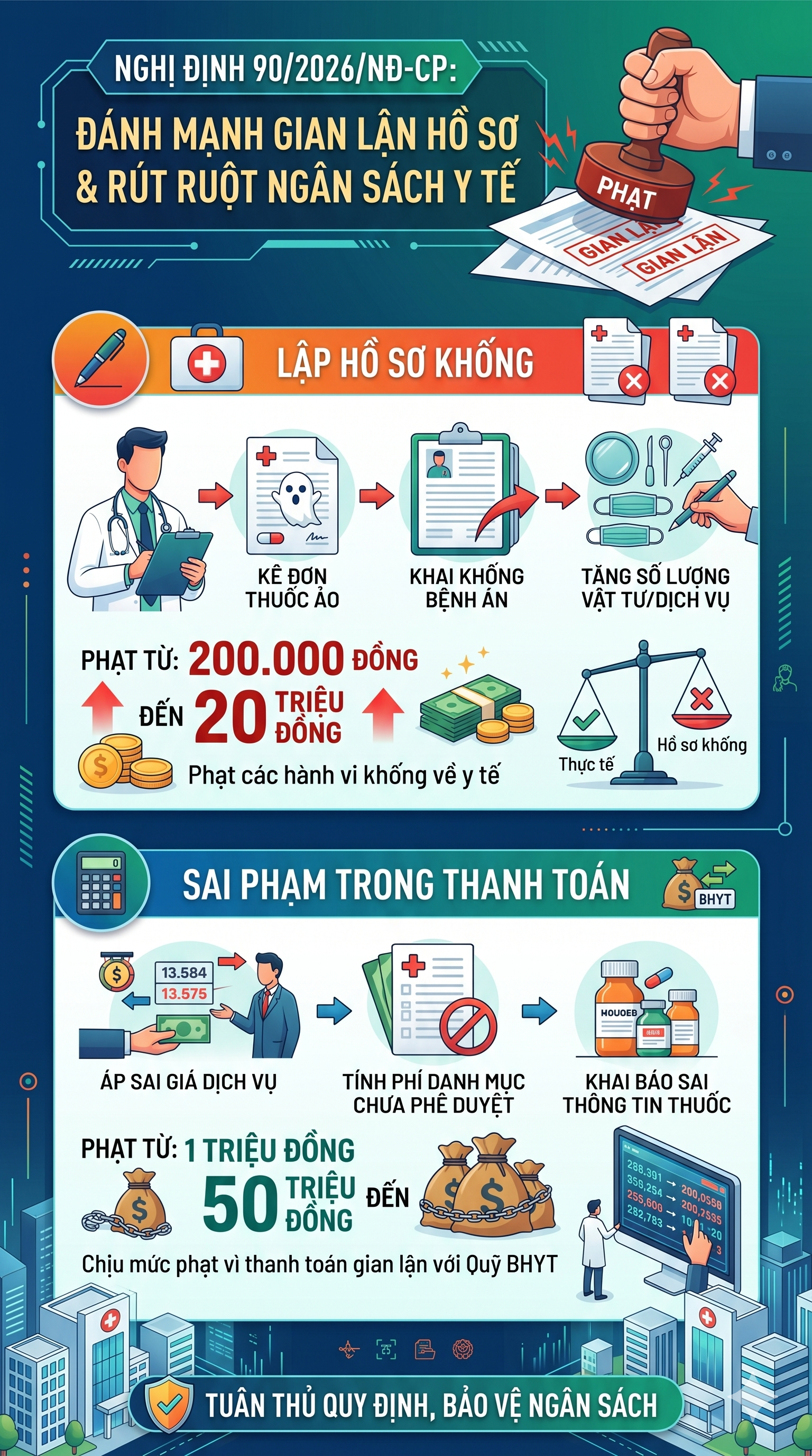 Tất cả người dân đang sử dụng Bảo hiểm y tế chú ý quy định phạt tới 70 triệu đồng từ 15/5