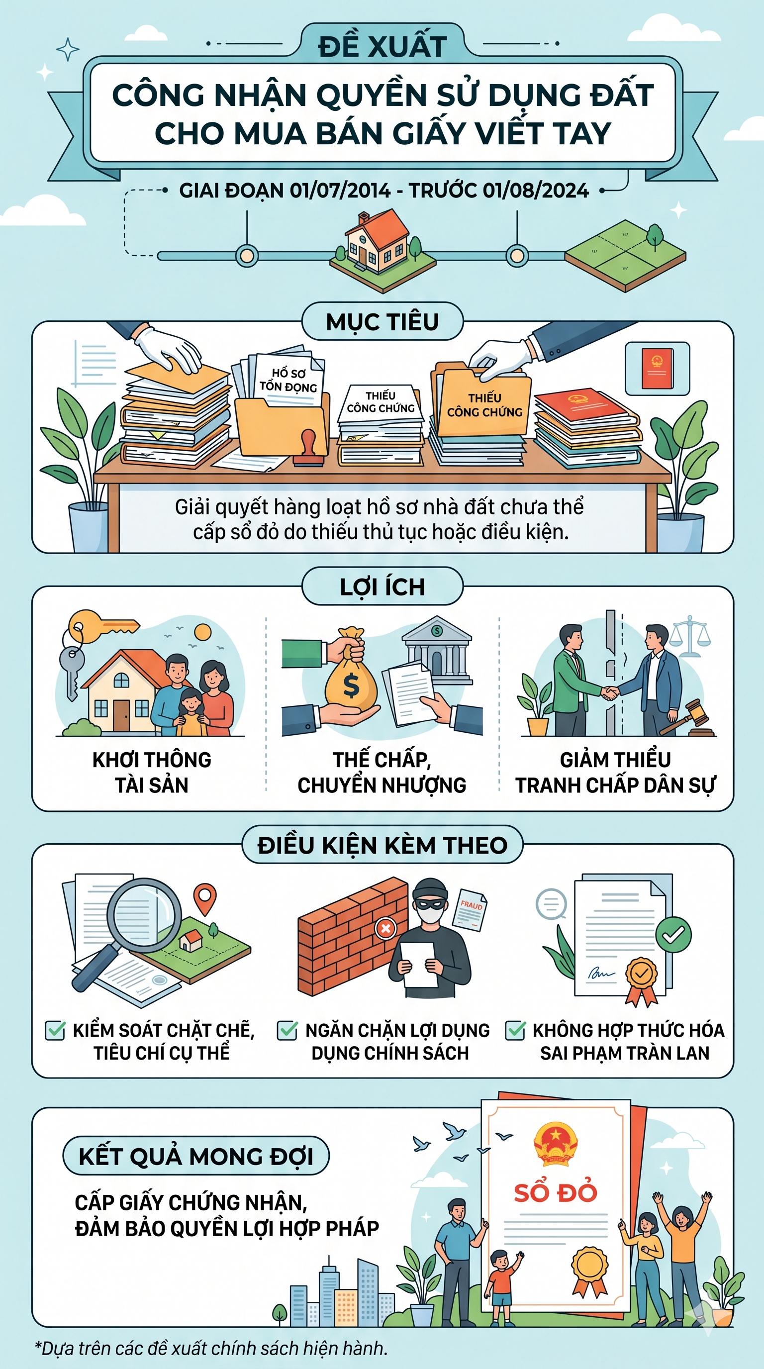 Tin vui lớn cho tất cả người dân mua bán đất bằng giấy viết tay