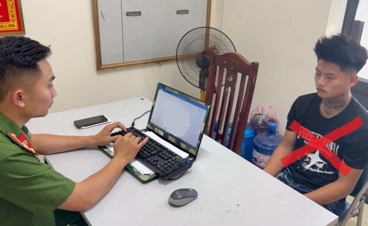 Vàng Văn Phòng tại Công an phường Nam Đồ Sơn - Ảnh: Công an Hải Phòng