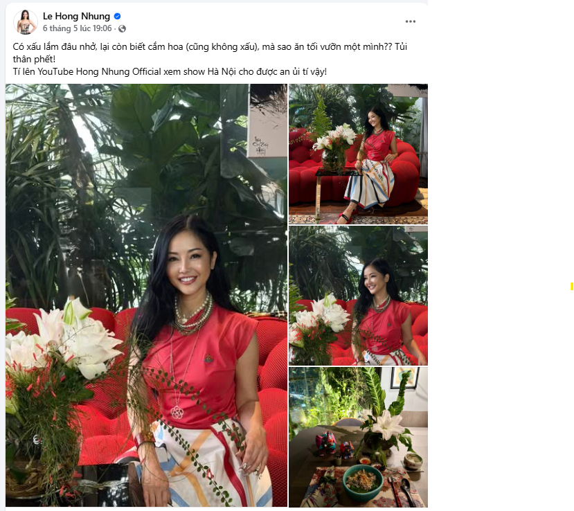 Status của nữ diva.