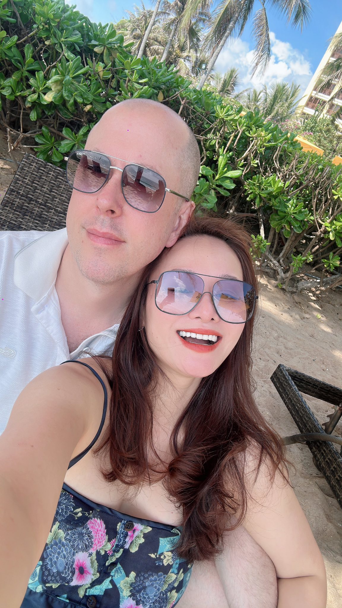 Cặp đôi hạnh phúc dù không có con chung.